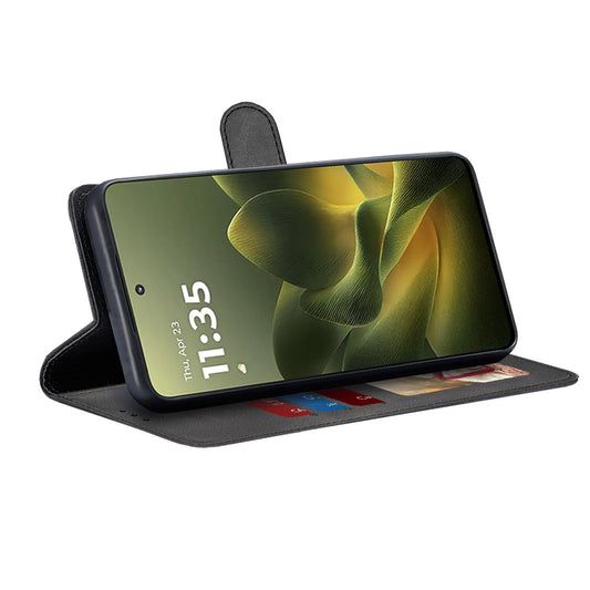 Funda para Motorola Edge 70, Techsuit, Diary Book, Negra