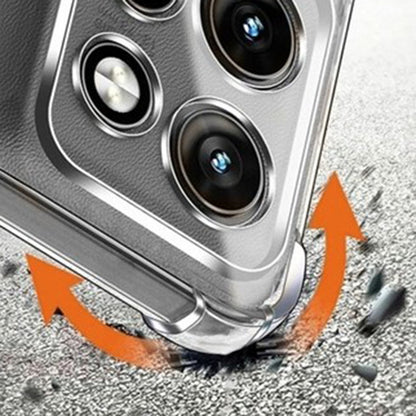 Funda para Motorola Edge 70, Techsuit, Shockproof Clear, Transparente