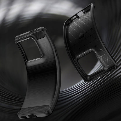 Funda para Motorola Edge 70 Ultra / Signature, Techsuit, Carbono, Negra