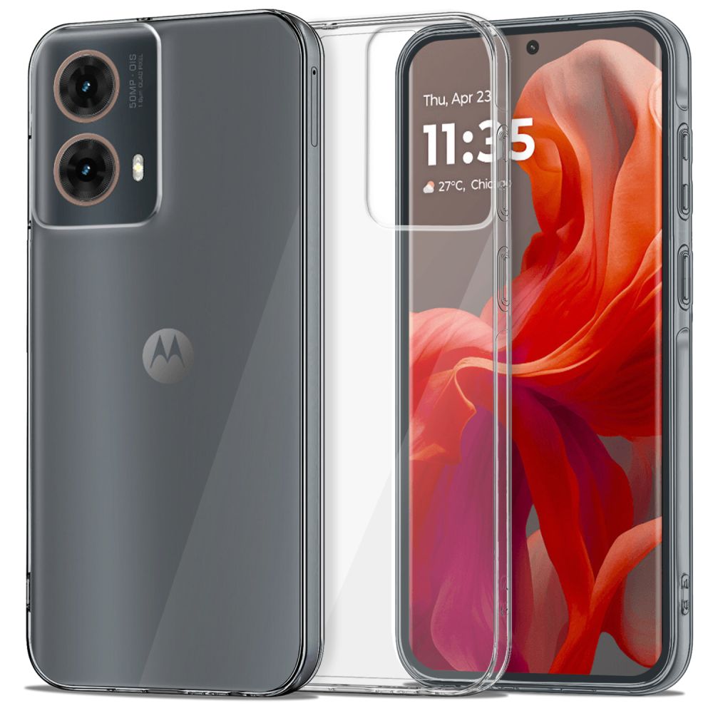 Funda para Motorola Moto G85, Tech-Protect, Flexair, Transparente 