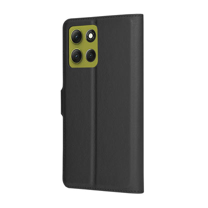 Funda para Motorola Moto G86, Techsuit, Leather Folio, Negra