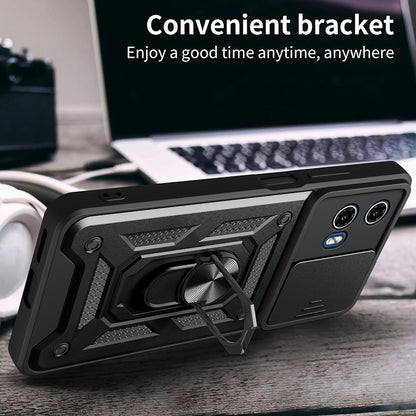 Funda para Motorola Moto G15 / G15 Power, Techsuit, CamShield, Negra