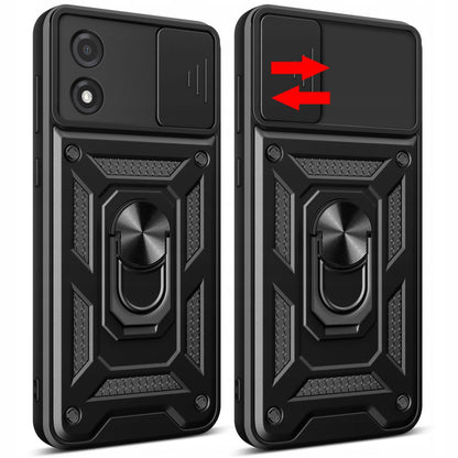 Funda para Motorola Moto E13, Techsuit, CamShield, Negra