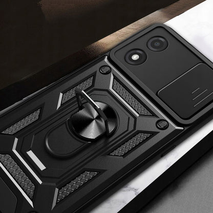 Funda para Motorola Moto E13, Techsuit, CamShield, Negra