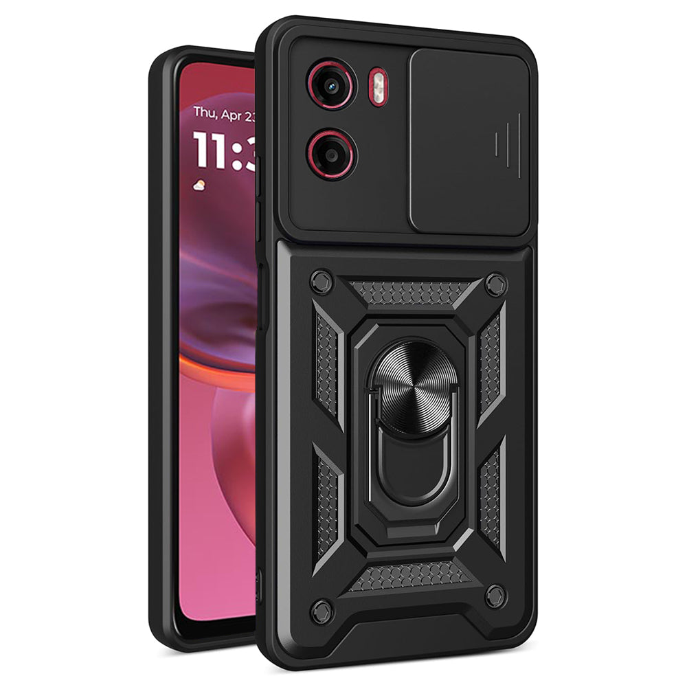 Funda para Motorola Moto E15 / G05, Techsuit, CamShield, Negra