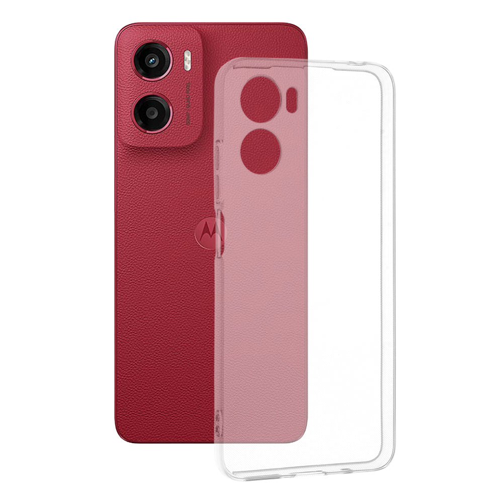 Funda para Motorola Moto E15 / G05, Techsuit, Clara, Transparente