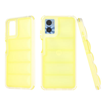 Funda para Motorola Moto E22i / E22, Techsuit, Wave Shield, Amarilla