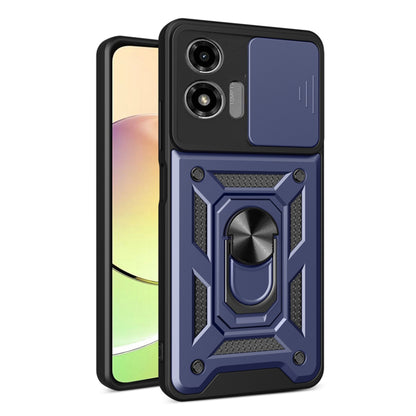 Funda para Motorola Moto G04s / E14 / G04 / G24, Techsuit, CamShield, Azul