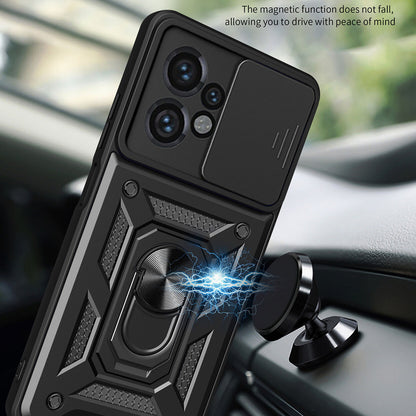 Funda para Motorola Moto G04s / E14 / G04 / G24, Techsuit, CamShield, Azul