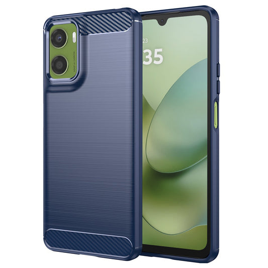 Funda para Motorola Moto G06 Power / G06, Techsuit, Carbono, Azul