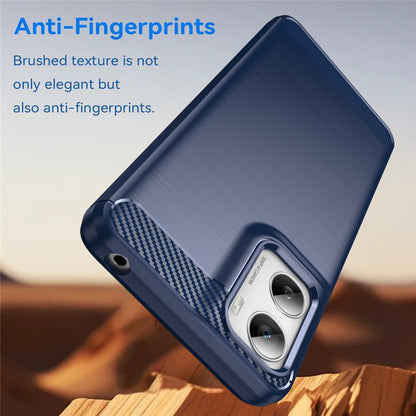 Funda para Motorola Moto G06 Power / G06, Techsuit, Carbono, Azul