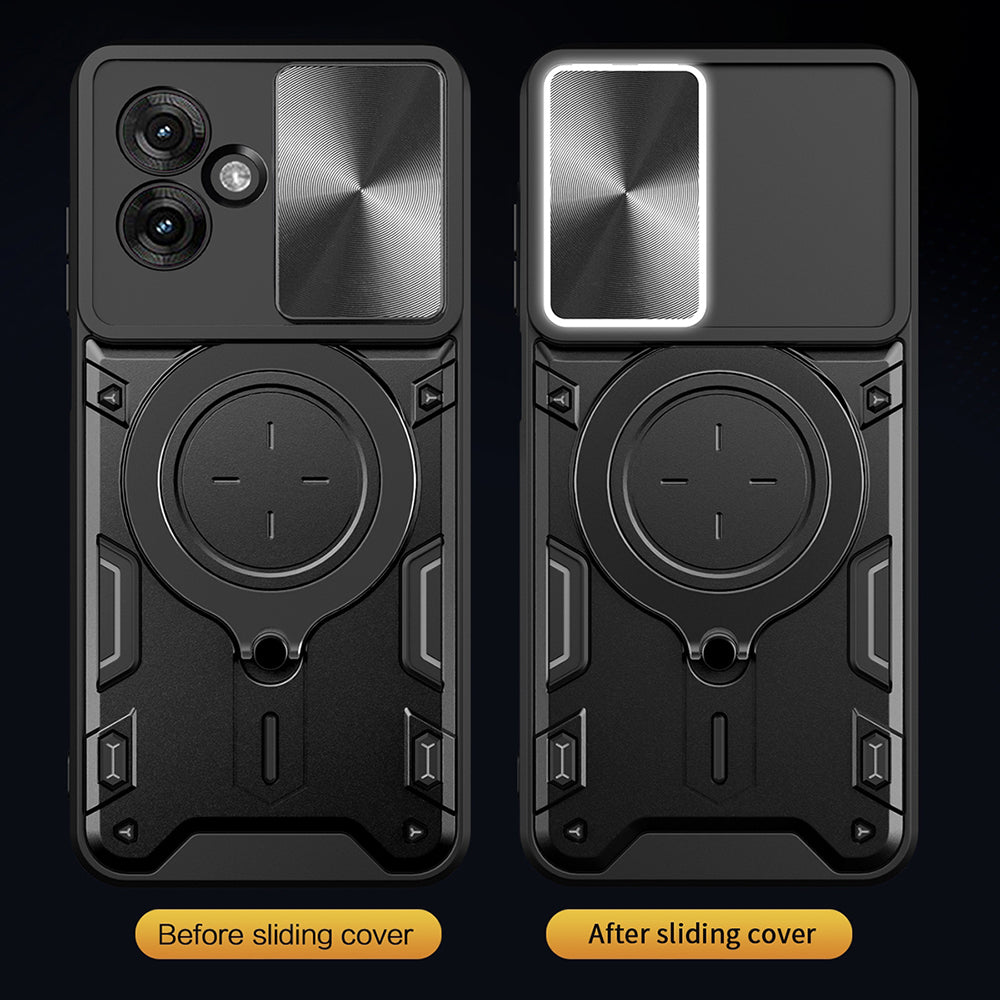 Case for Motorola Moto G06, Techsuit, CamGuard Pro, Black