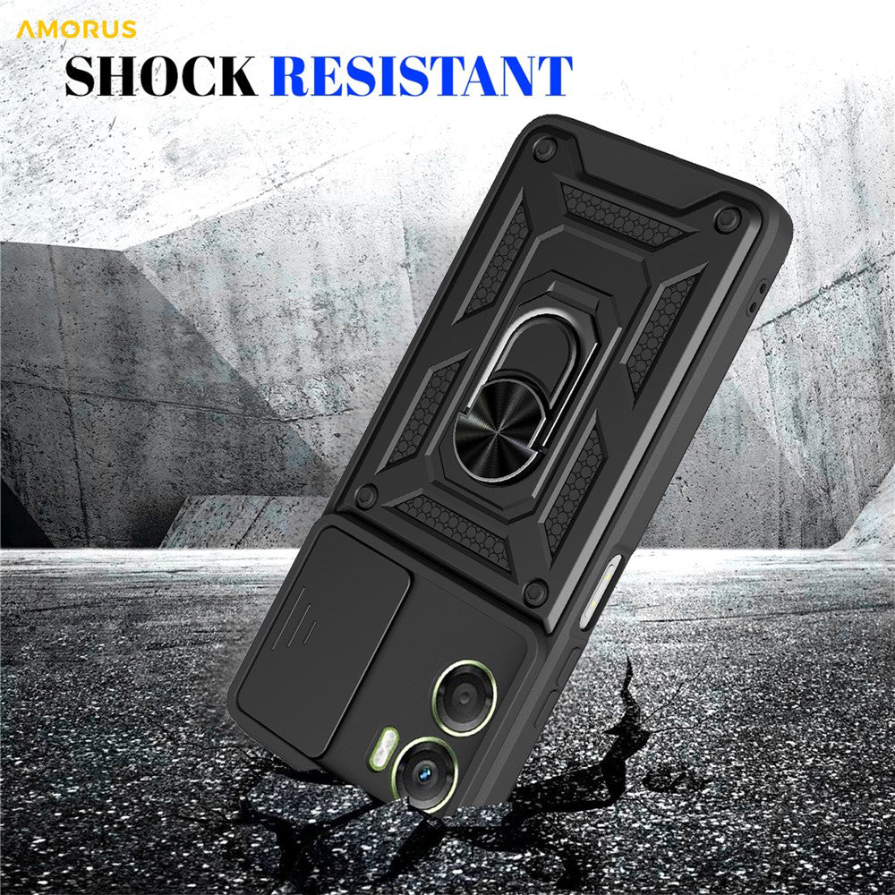 Funda para Motorola Moto G06, Techsuit, CamShield, Dorada