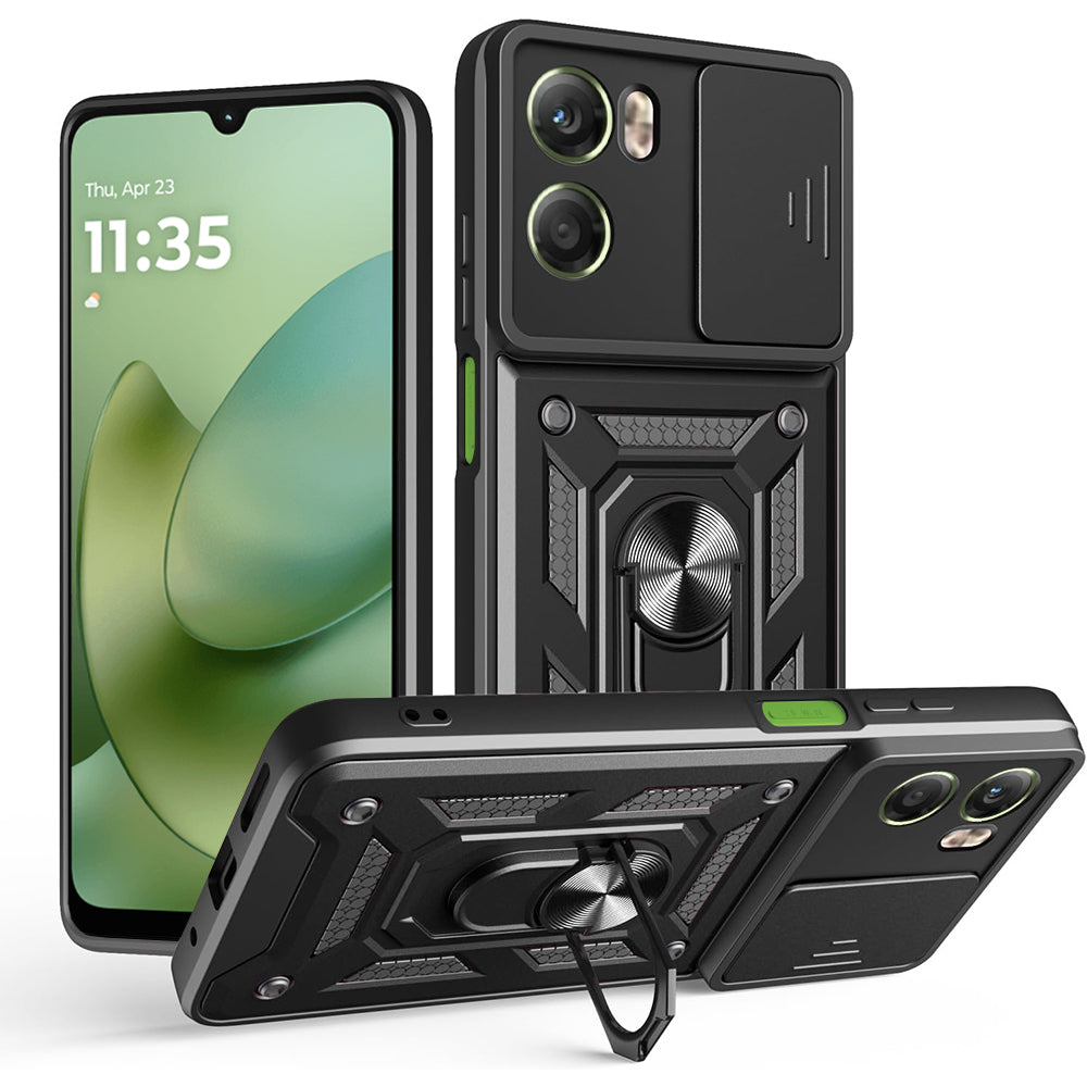 Funda para Motorola Moto G06, Techsuit, CamShield, Negra