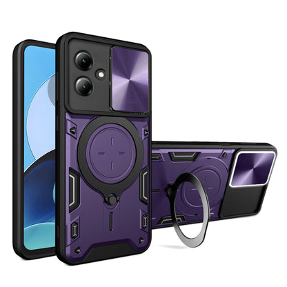Funda para Motorola Moto G14, Techsuit, CamGuard Pro, Morado