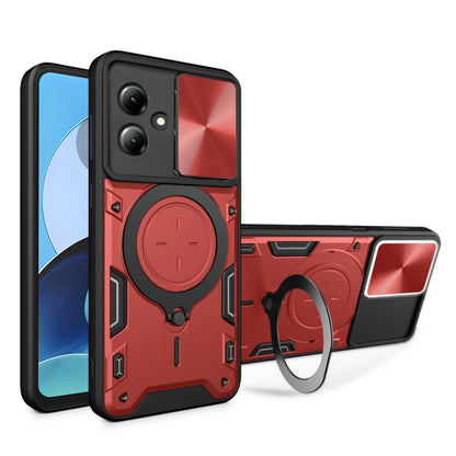 Funda para Motorola Moto G14, Techsuit, CamGuard Pro, Roja