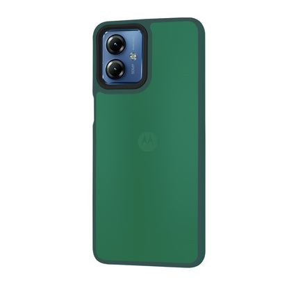 Funda para Motorola Moto G14, Techsuit, HaloFrost, Verde
