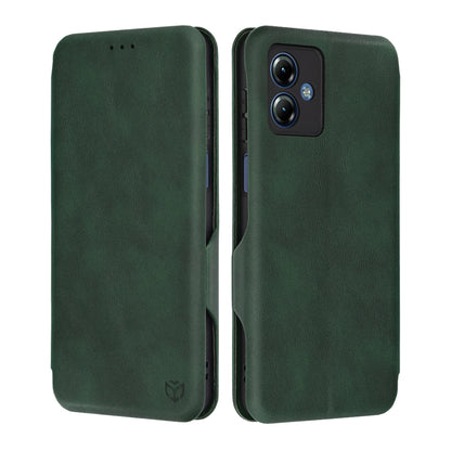 Funda para Motorola Moto G14, Techsuit, Safe Wallet Plus, Verde