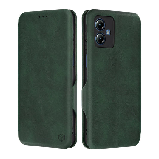 Funda para Motorola Moto G14, Techsuit, Safe Wallet Plus, Verde