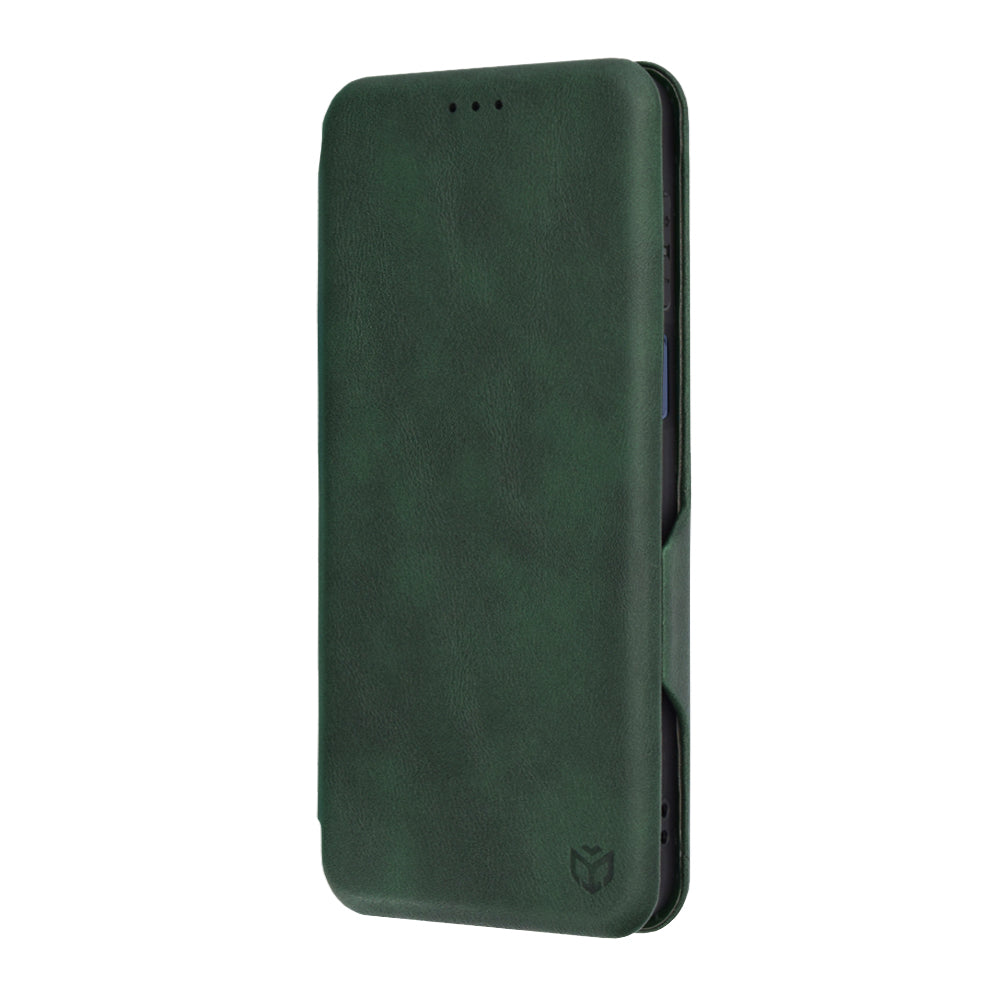 Funda para Motorola Moto G14, Techsuit, Safe Wallet Plus, Verde