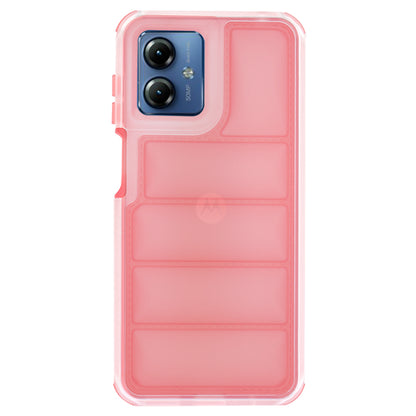 Funda para Motorola Moto G14, Techsuit, Wave Shield, Roja