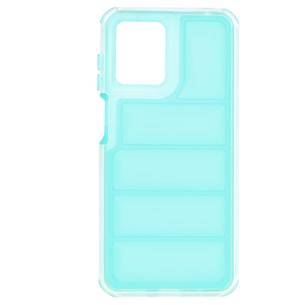 Funda para Motorola Moto G14, Techsuit, Wave Shield, Turquesa