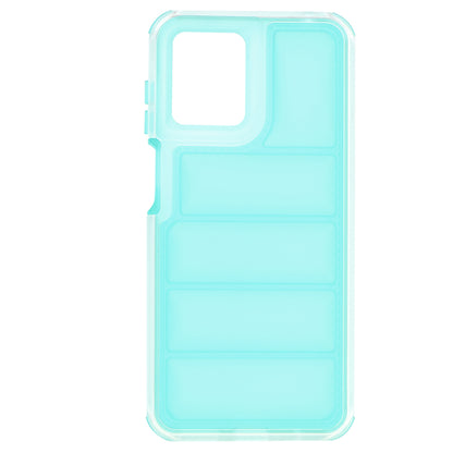Funda para Motorola Moto G14, Techsuit, Wave Shield, Turquesa