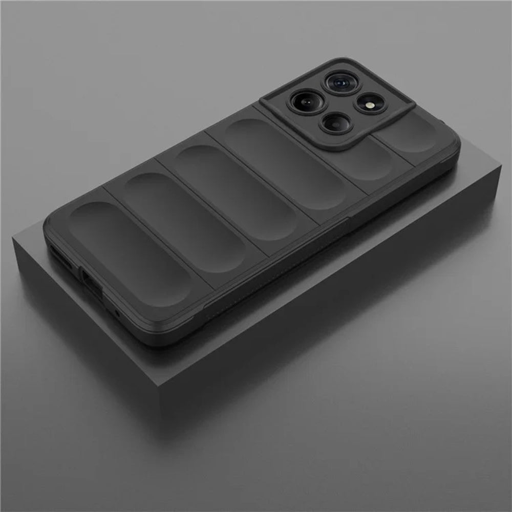 Funda para Motorola Moto G15 / G15 Power, Techsuit, Magic Shield, Negra