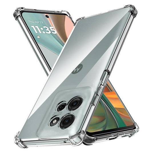 Funda para Motorola Moto G15 / G15 Power, Techsuit, Antigolpes Transparente, Transparente