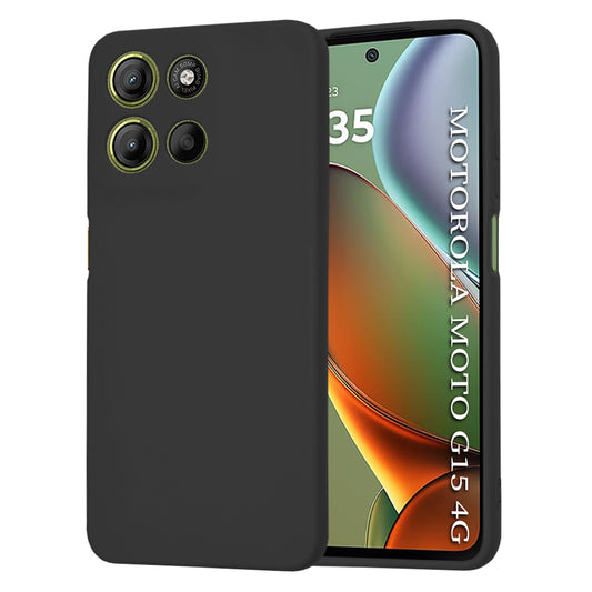 Funda para Motorola Moto G15 / G15 Power, Techsuit, SoftFlex, Negra