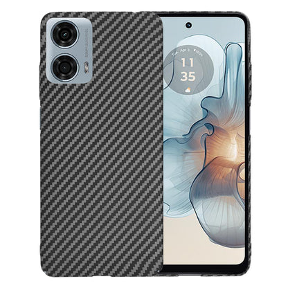 Funda para Motorola Moto G24 Power, Techsuit, Carbonite FiberShell, Negra