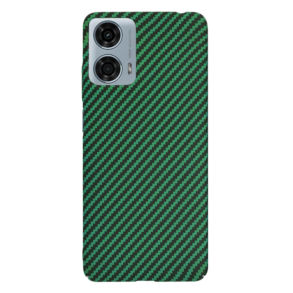 Funda para Motorola Moto G24 Power, Techsuit, Carbonite FiberShell, Verde