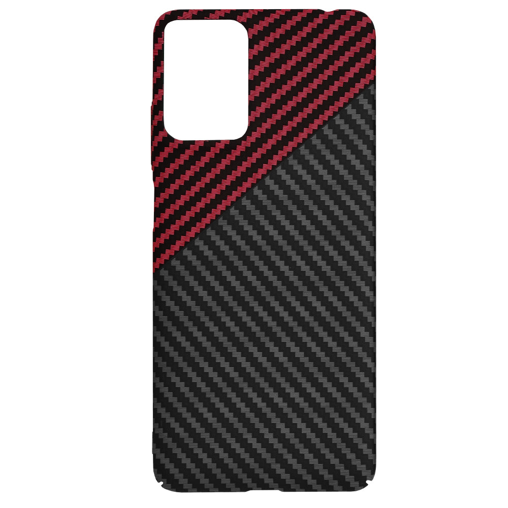 Funda para Motorola Moto G24 Power, Techsuit, Carbonite FiberShell, Negra Roja