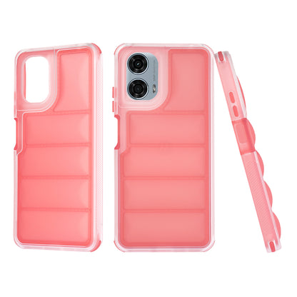 Funda para Motorola Moto G24 Power, Techsuit, Wave Shield, Roja