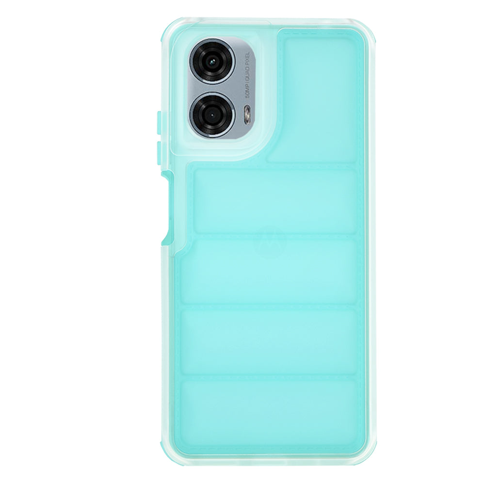Funda para Motorola Moto G24 Power, Techsuit, Wave Shield, Turquesa