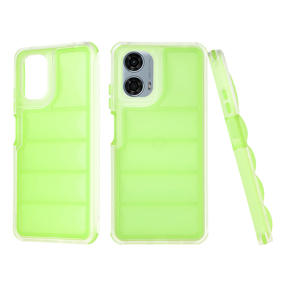 Funda para Motorola Moto G24 Power, Techsuit, Wave Shield, Verde