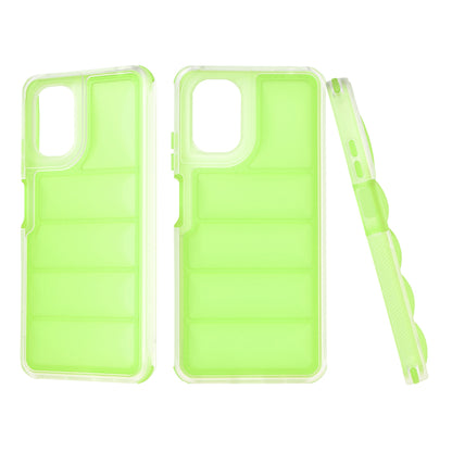 Funda para Motorola Moto G24 Power, Techsuit, Wave Shield, Verde