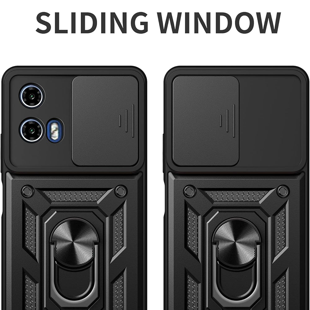Funda para Motorola Moto G31 / G41, Techsuit, CamShield, Negra