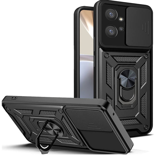 Funda para Motorola Moto G32, Techsuit, CamShield, Negra