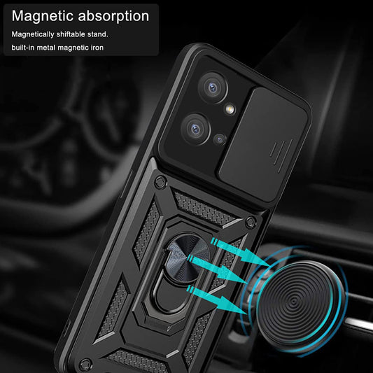 Funda para Motorola Moto G32, Techsuit, CamShield, Negra