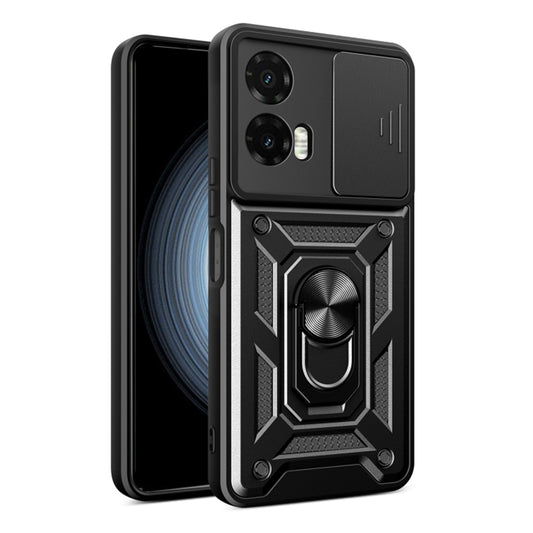 Funda para Motorola Moto G35, Techsuit, CamShield, Negra