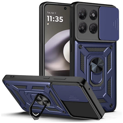 Funda para Motorola Moto G37 Power, Techsuit, CamShield, Azul