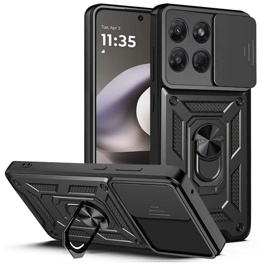 Funda para Motorola Moto G37 Power, Techsuit, CamShield, Negra