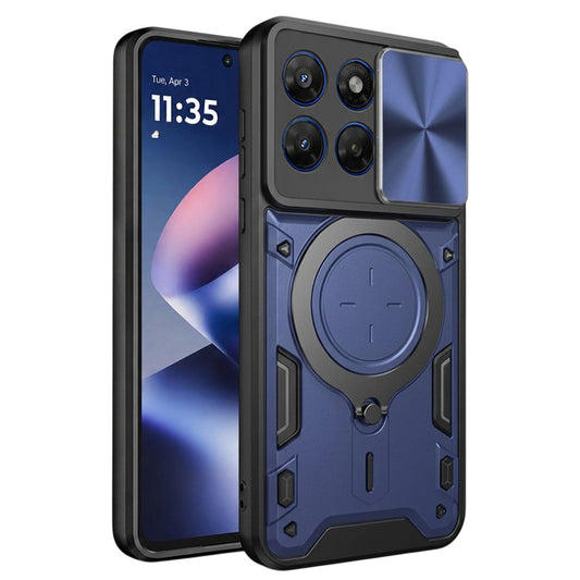 Funda para Motorola Moto G47 / G37, Techsuit, CamGuard Pro, Azul