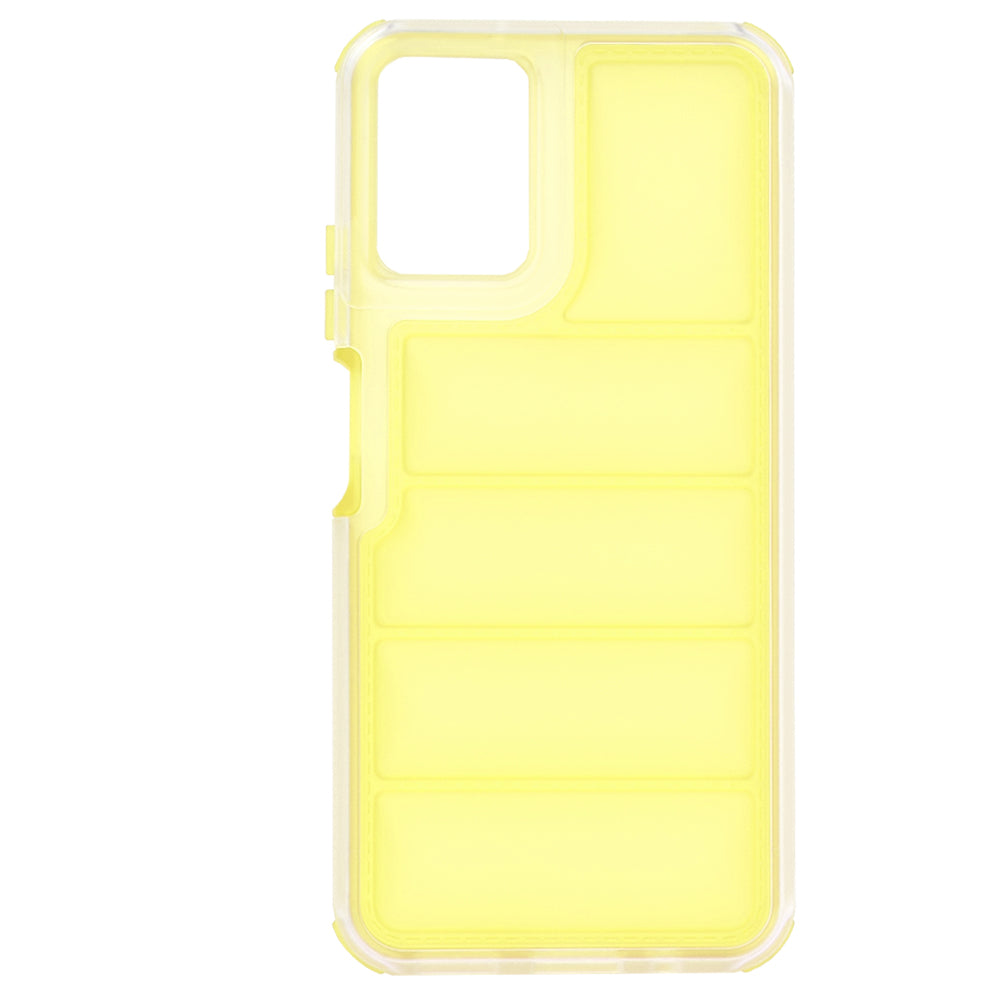 Funda para Motorola Moto G45 / G34, Techsuit, Wave Shield, Amarilla