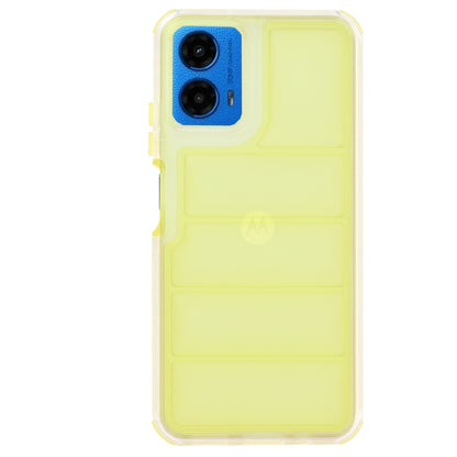 Funda para Motorola Moto G45 / G34, Techsuit, Wave Shield, Amarilla