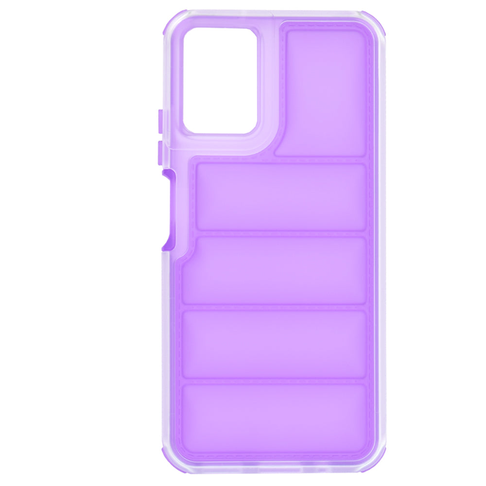 Funda para Motorola Moto G45 / G34, Techsuit, Wave Shield, Morado