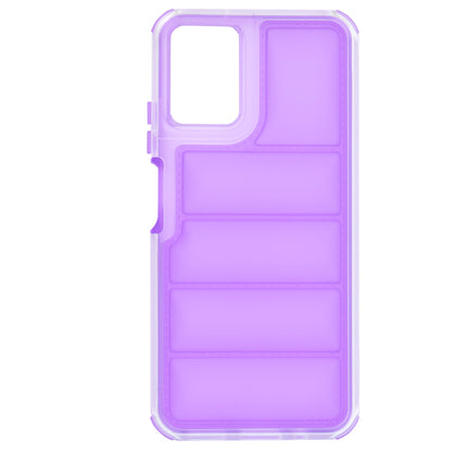 Funda para Motorola Moto G45 / G34, Techsuit, Wave Shield, Morado