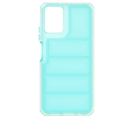 Funda para Motorola Moto G45 / G34, Techsuit, Wave Shield, Turquesa