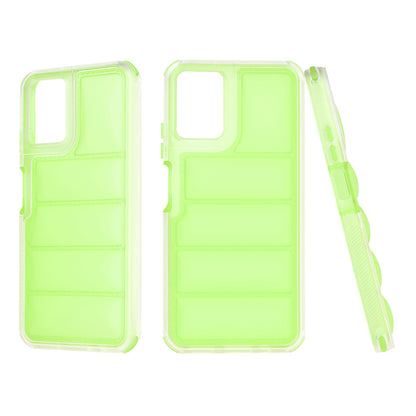 Funda para Motorola Moto G45 / G34, Techsuit, Wave Shield, Verde